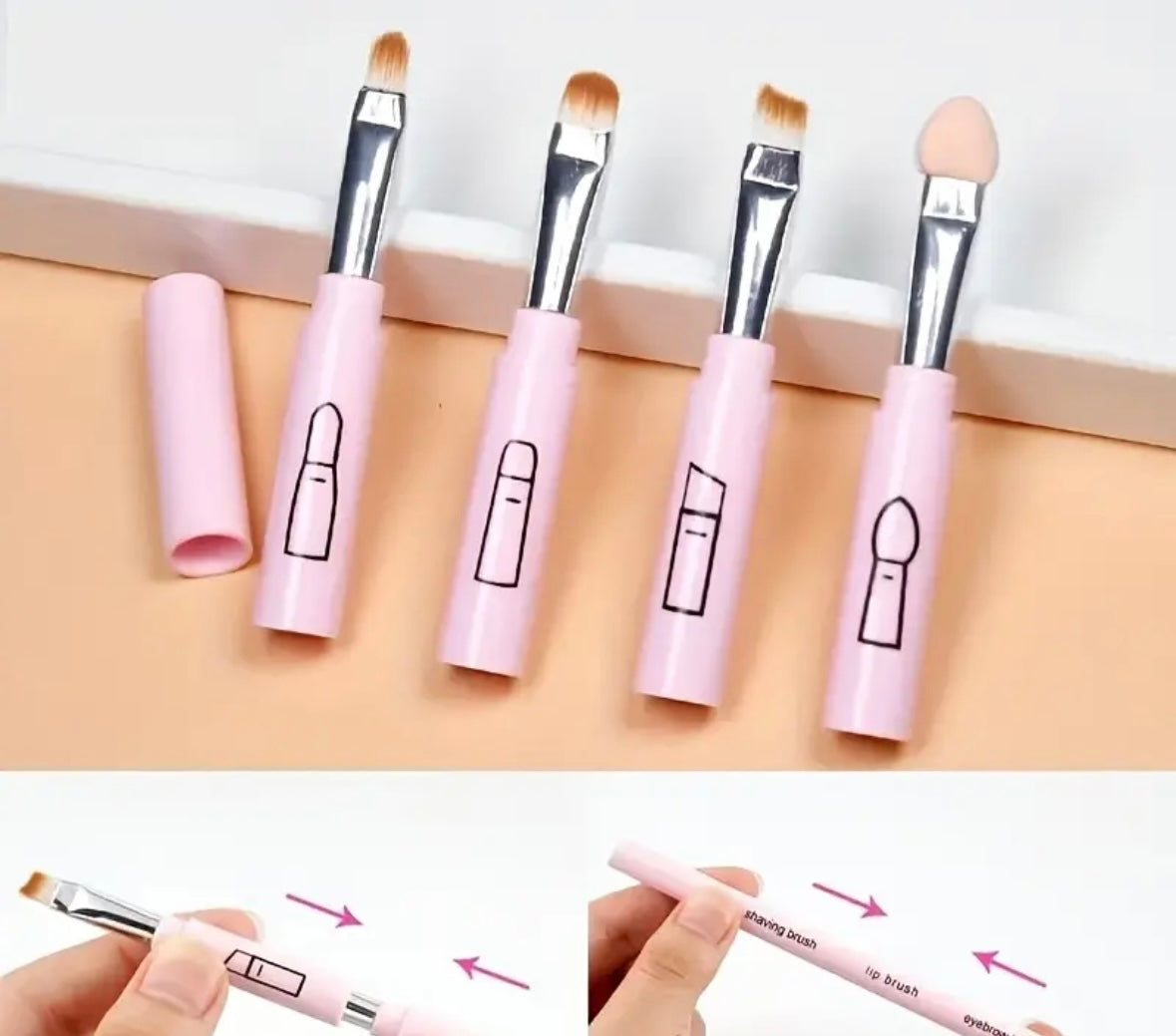 4 in 1 Lip/Eye brush