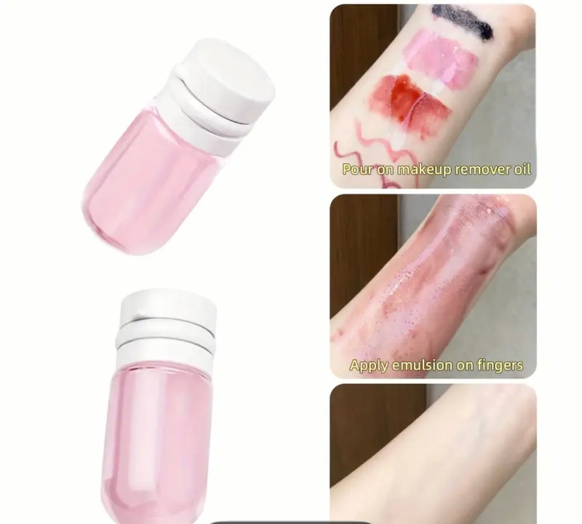7 Oil make up remover capsules