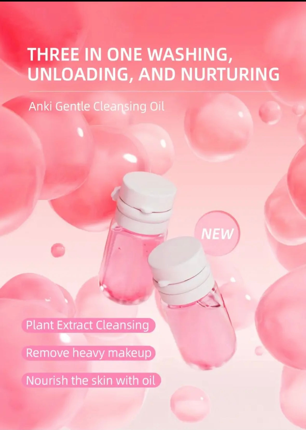 7 Oil make up remover capsules