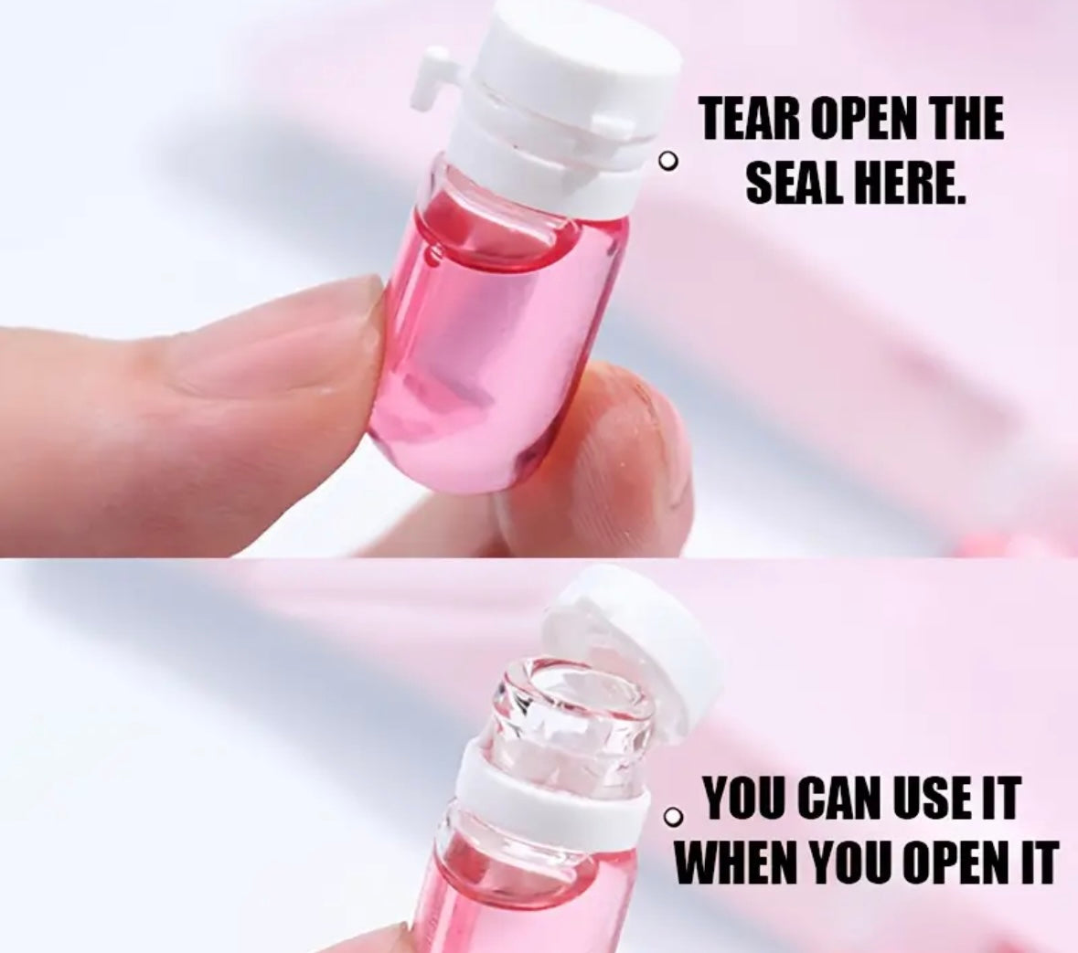 7 Oil make up remover capsules
