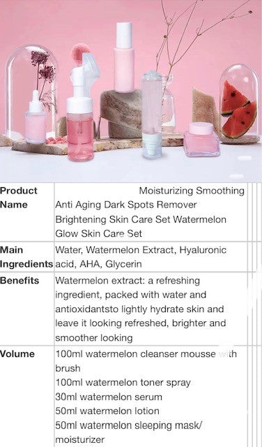 Watermelon Glow Skin Care Set